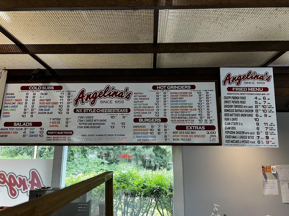 Angelina's Submarine Shops Menu image 1